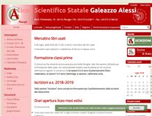 Tablet Screenshot of liceoalessi.org